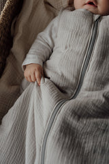 Muślinowy śpiworek - Light Grey