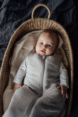 Muślinowy śpiworek - Light Grey