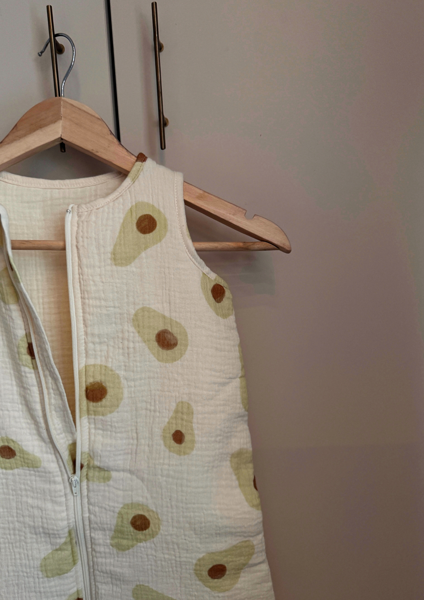 Muślinowy śpiworek - Avocado