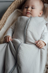 Muślinowy śpiworek - Light Grey