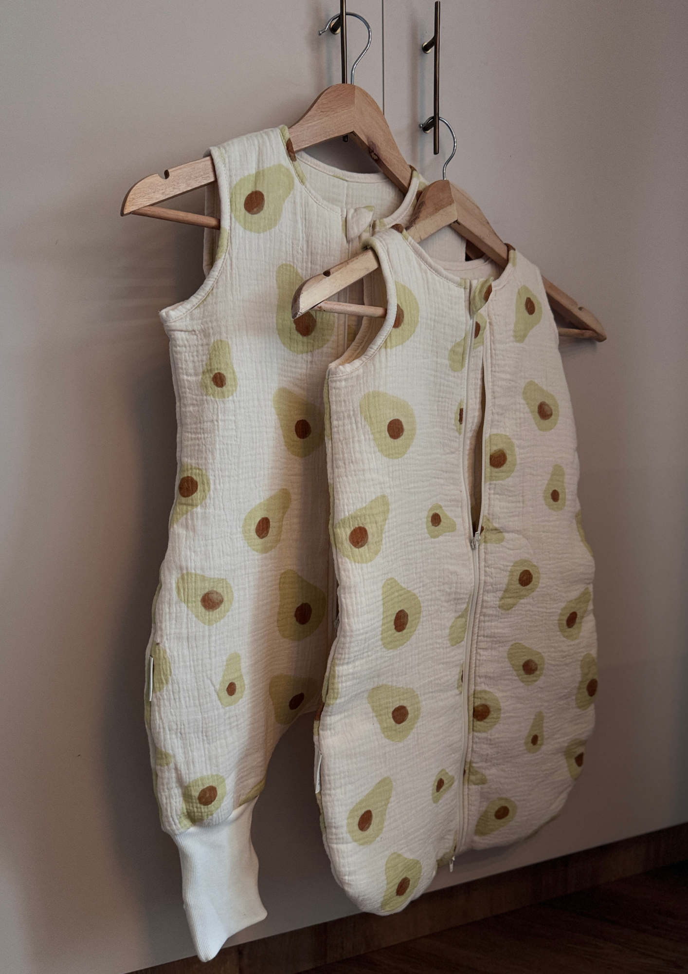 Muślinowy śpiworek - Avocado