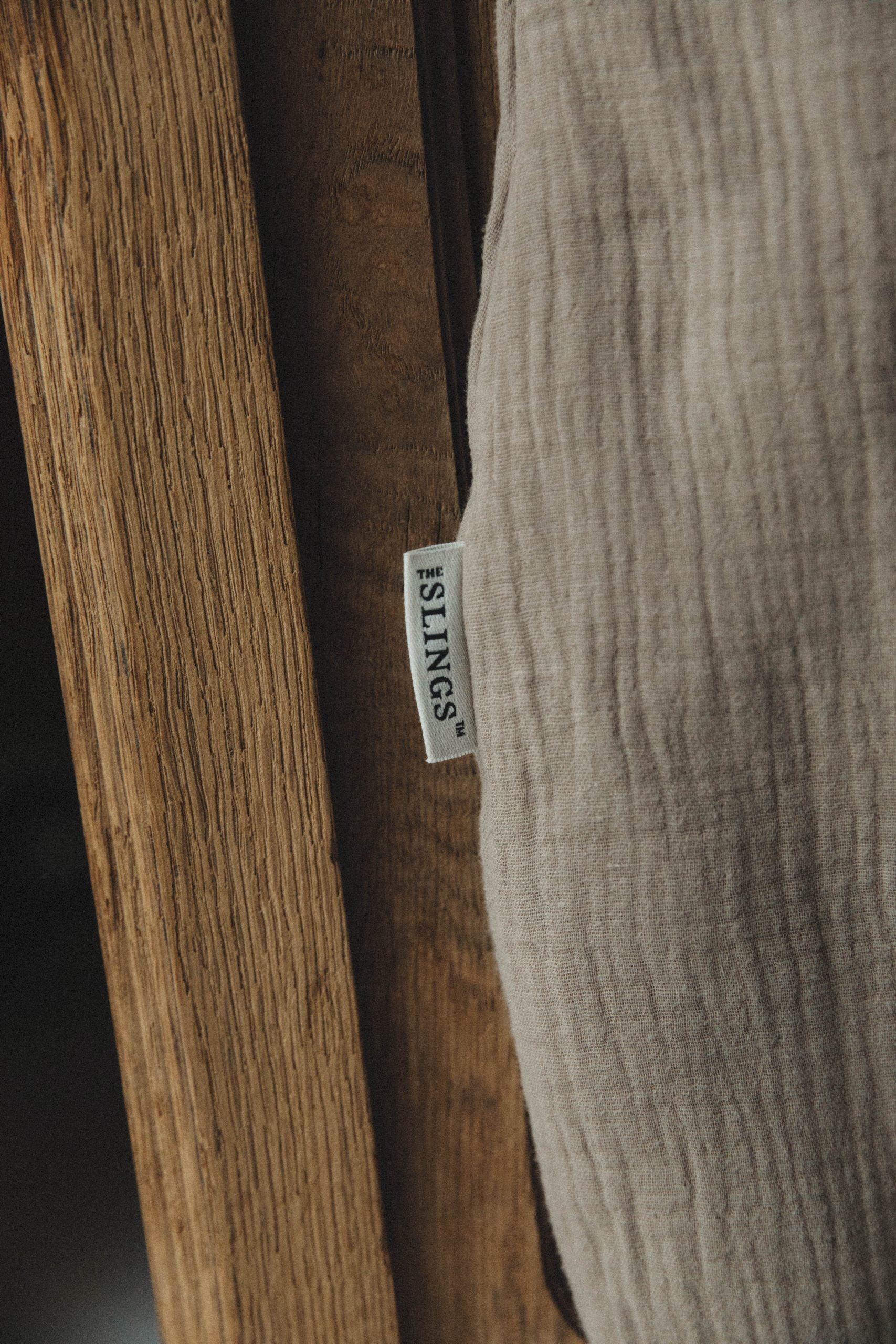 Muślinowy śpiworek z nogawkami - Taupe