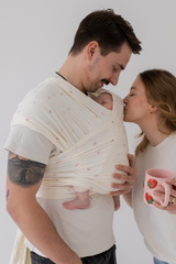 Chusta Elastyczna HugMe Pink Flora