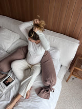 Poduszka ciążowa bawełniana Brownie