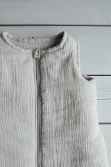 Muślinowy śpiworek - Light Grey