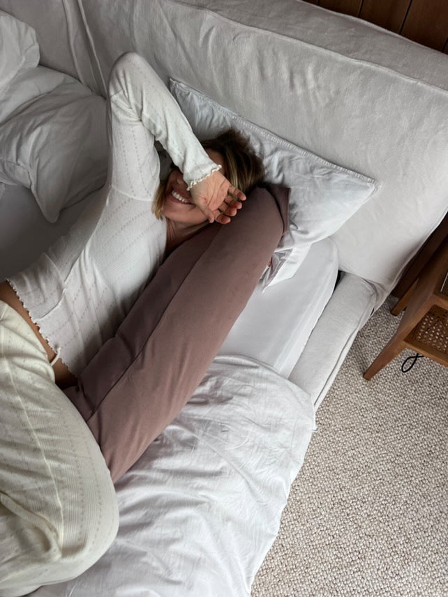 Poduszka ciążowa bawełniana Brownie