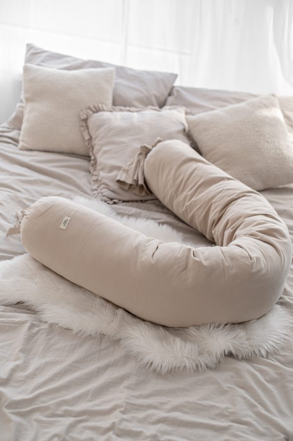 Poduszka ciążowa bawełniana Beige