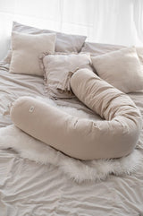 Poduszka ciążowa bawełniana Beige