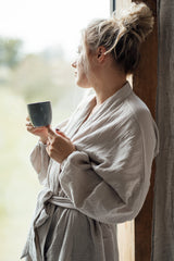 Kimono muślinowe Light Grey