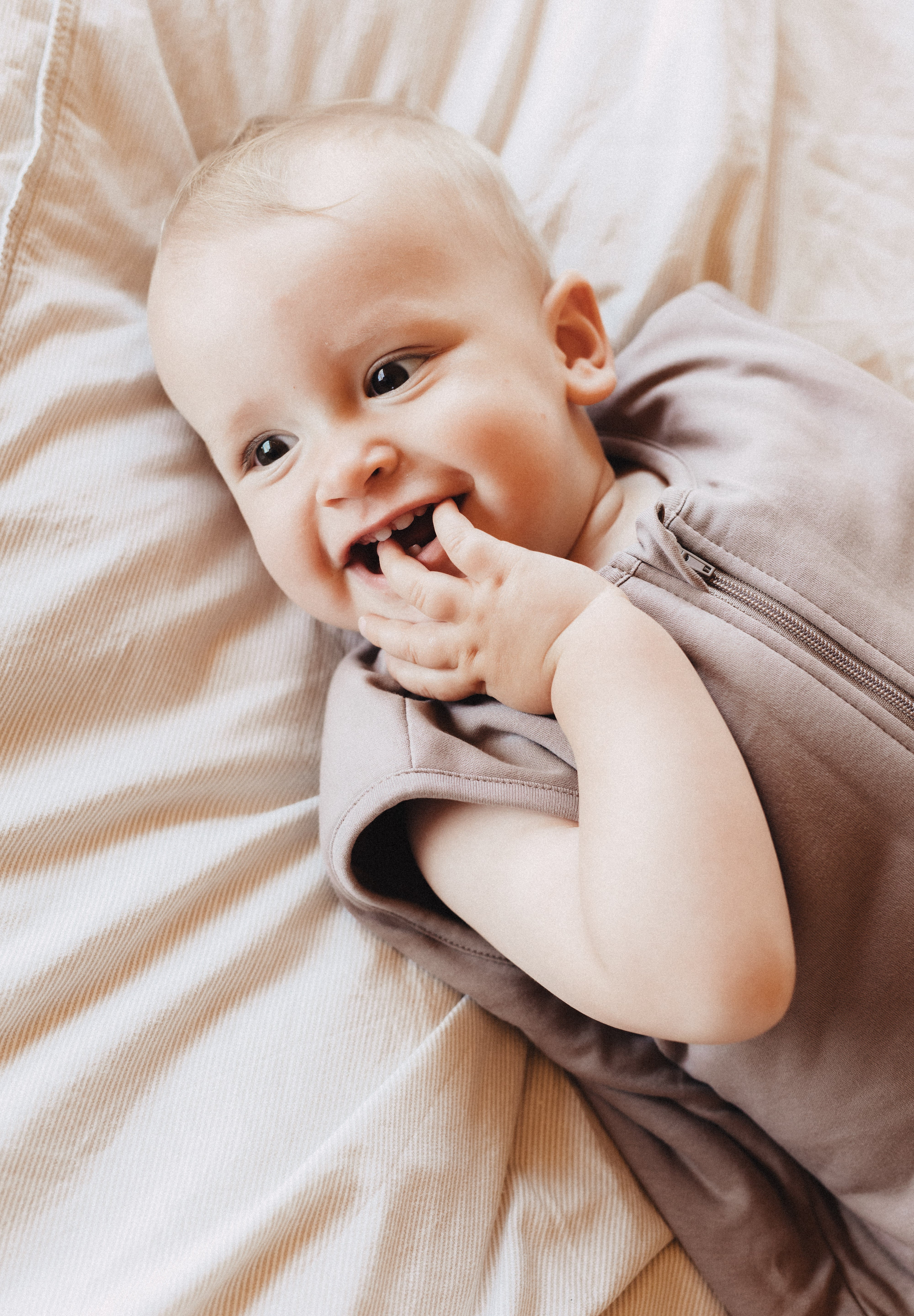 Bawełniany śpiworek z nogawkami – Brownie