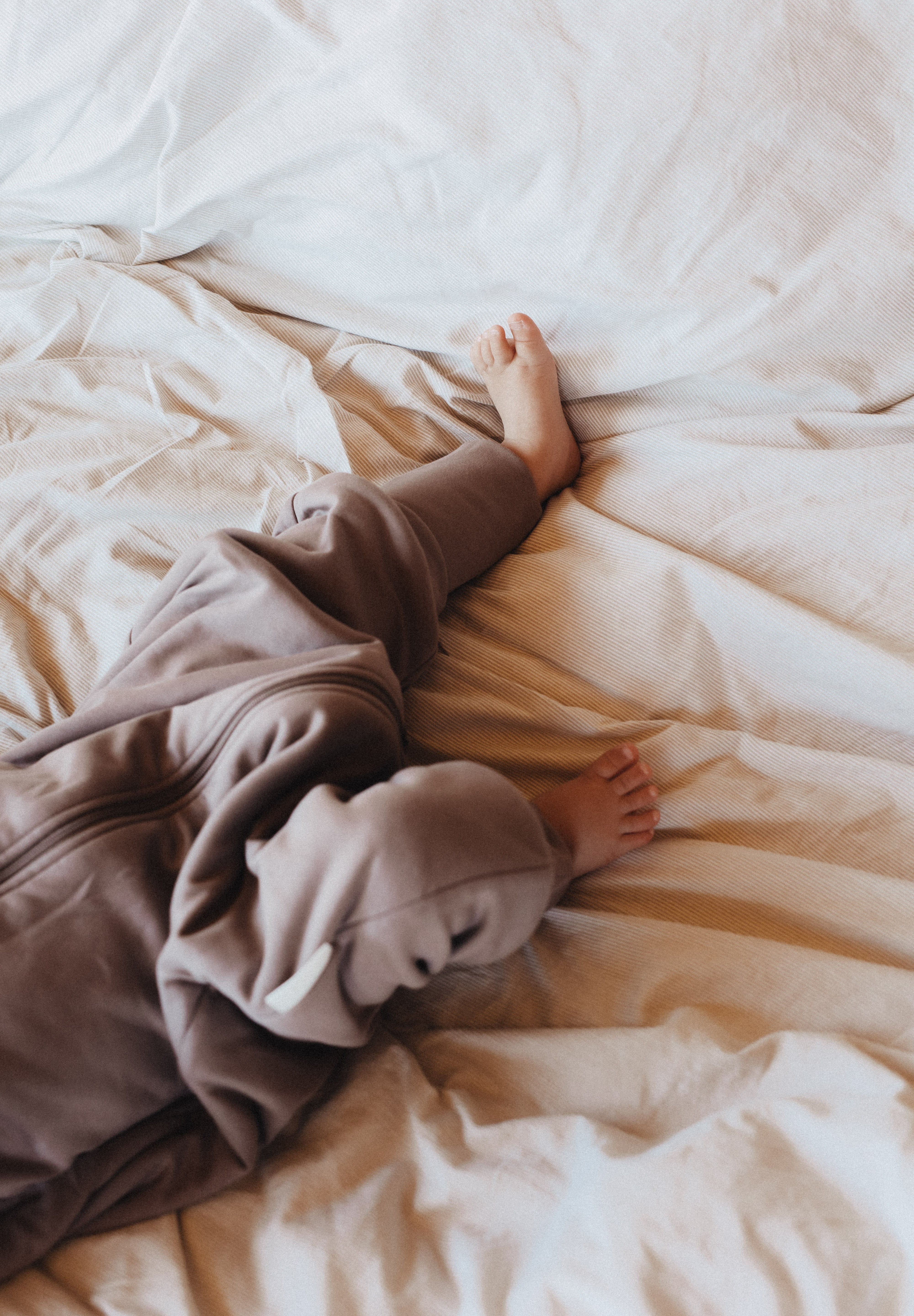 Bawełniany śpiworek z nogawkami – Brownie