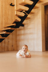 Muślinowy śpiworek z nogawkami - Ecru