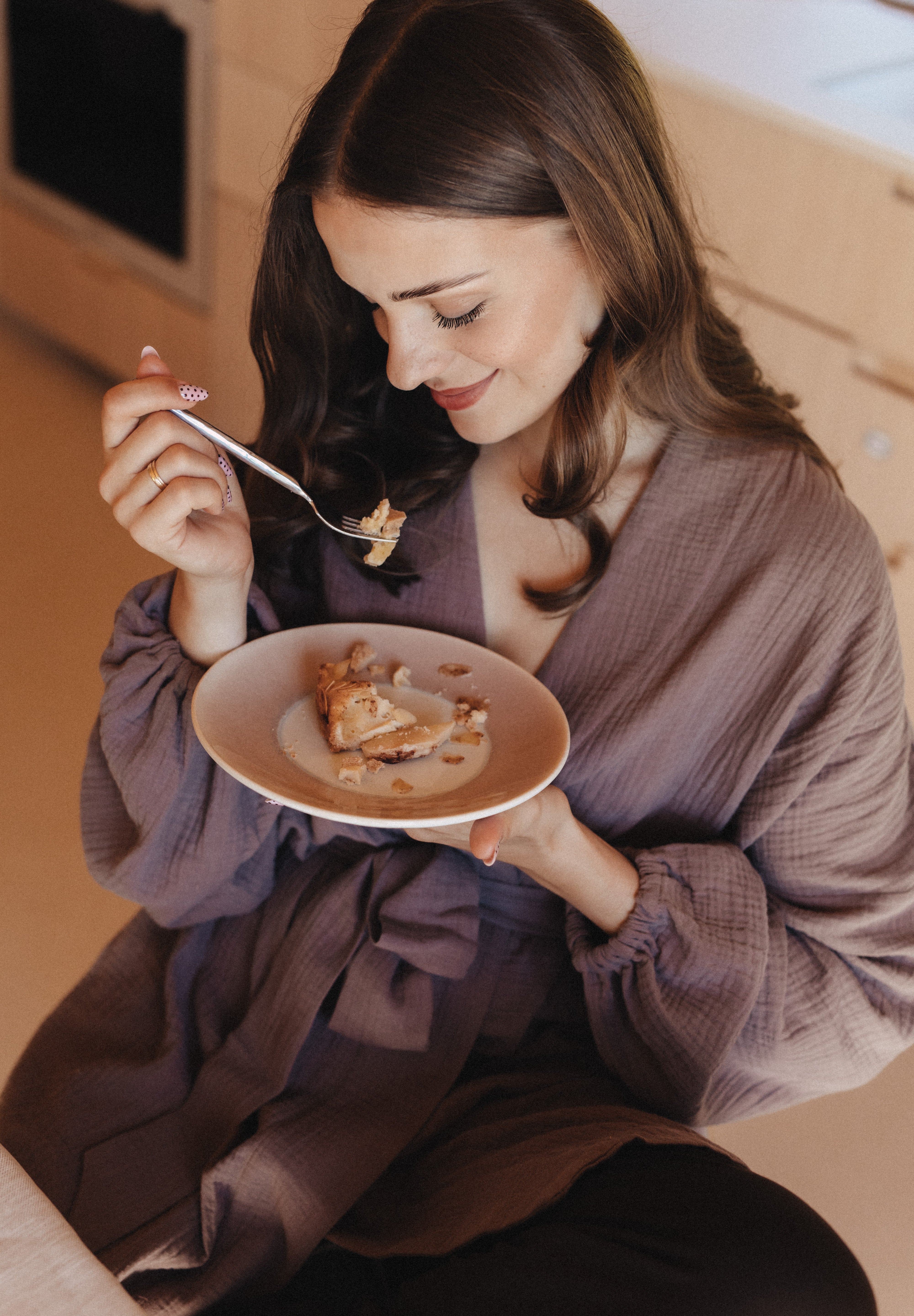 Kimono muślinowe Chocolate