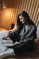 Kimono muślinowe Chocolate