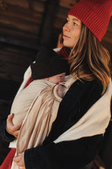 Tilia - czapka z wełny merino Red