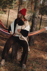 Tilia - czapka z wełny merino Red