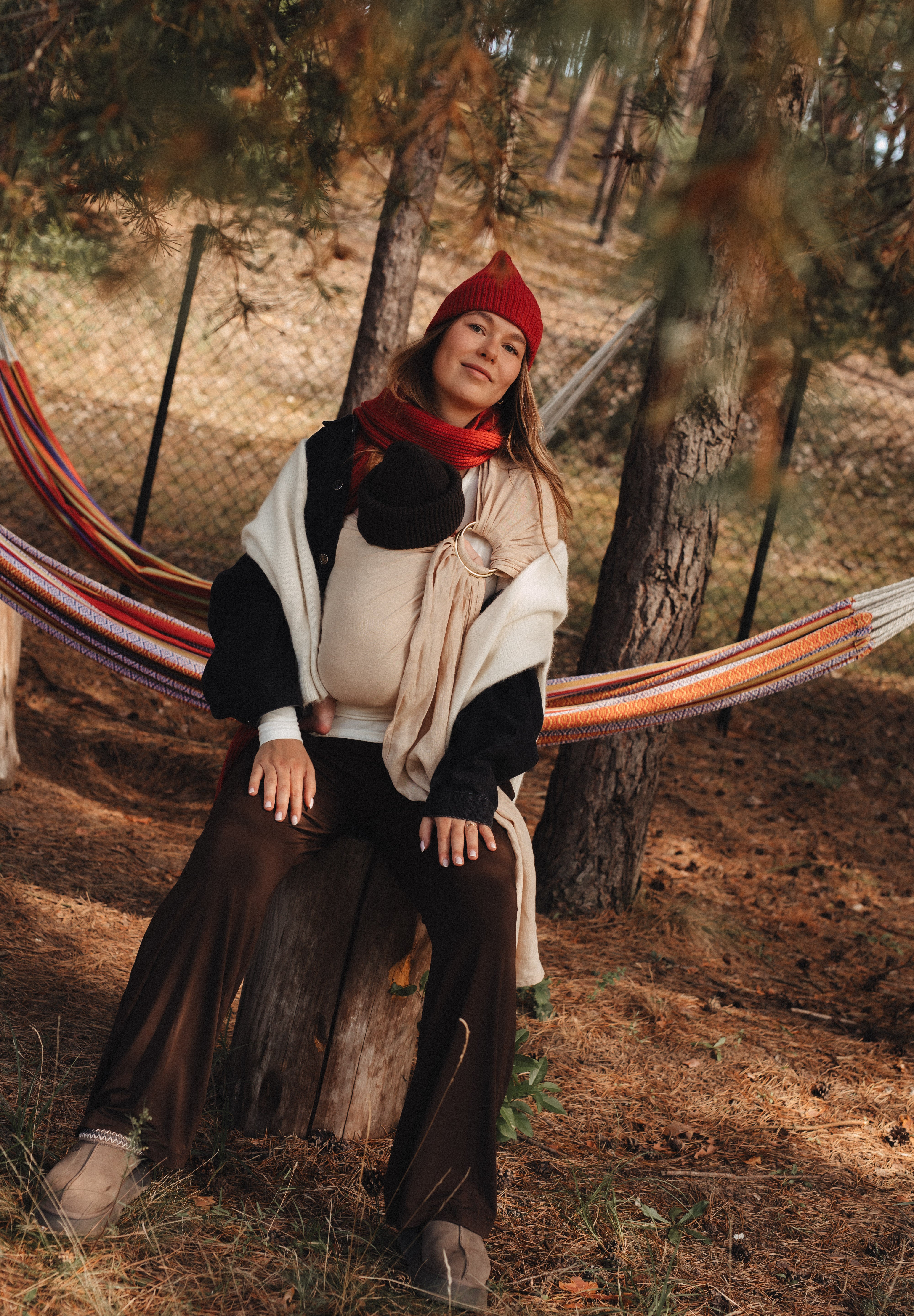 Chusta Kółkowa Almond