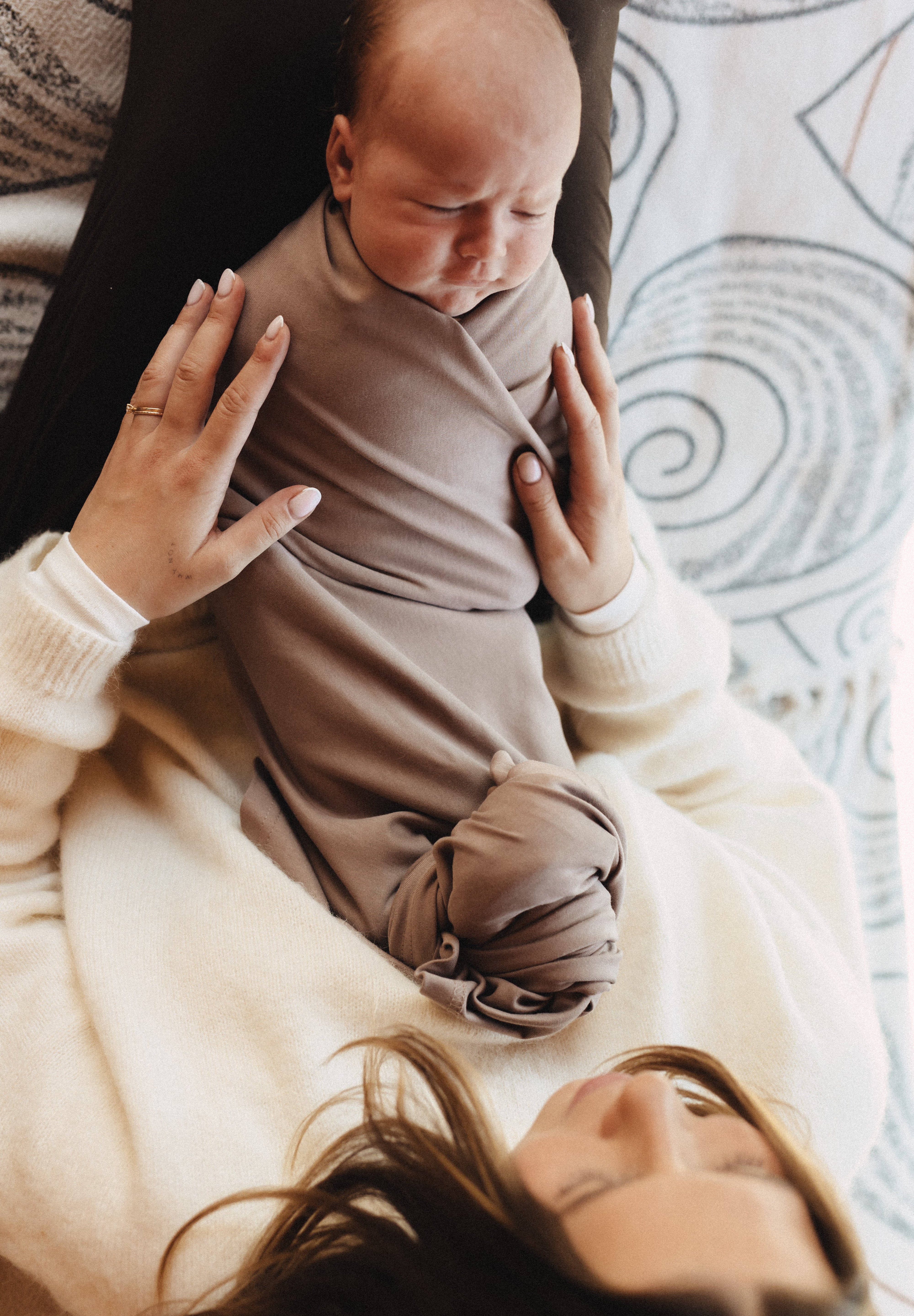 Otulacz Baby Burrito Brownie