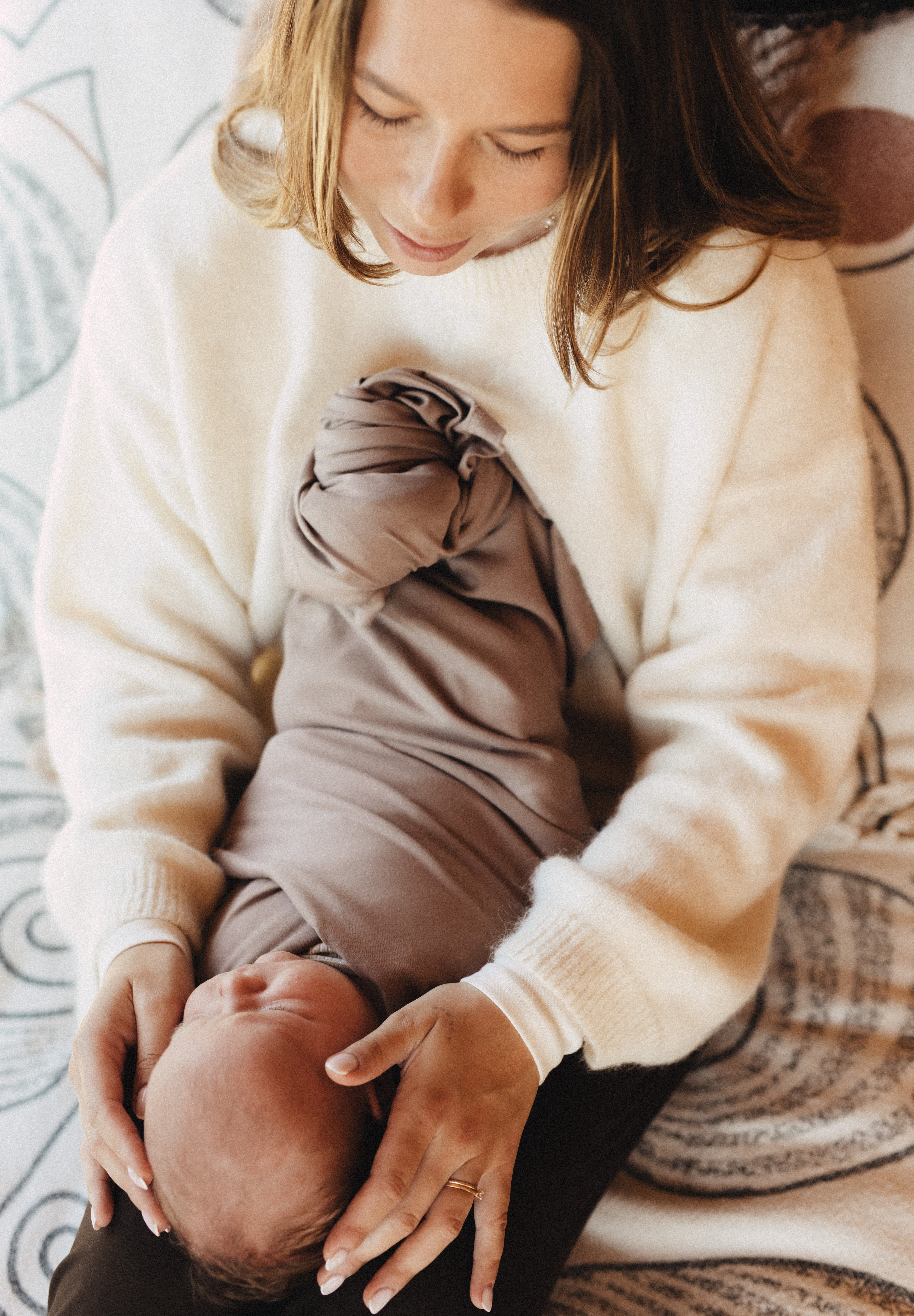 Otulacz Baby Burrito Brownie