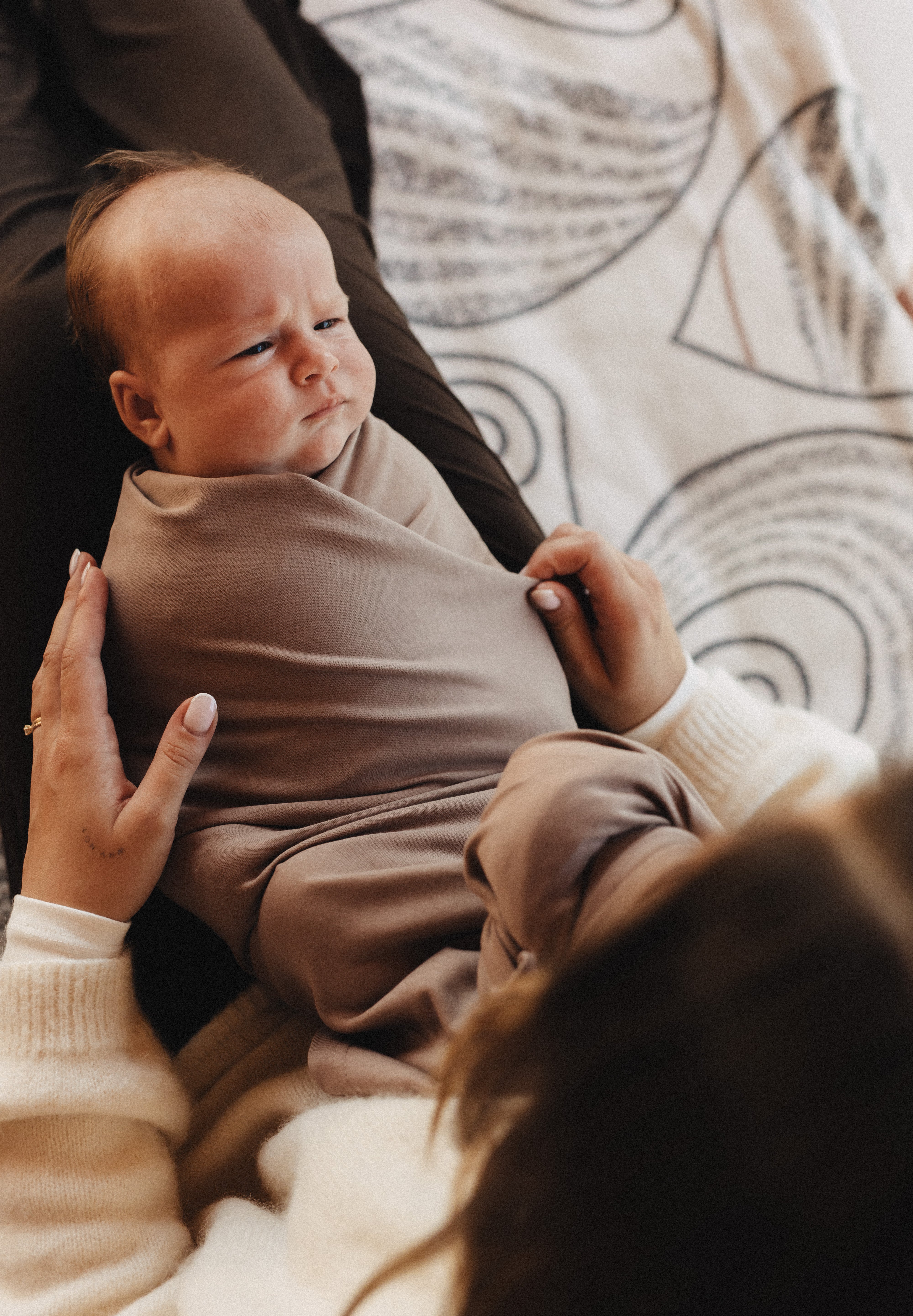 Otulacz Baby Burrito Brownie