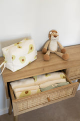 Duża Muślinowa Kosmetyczka Cloud Avocado