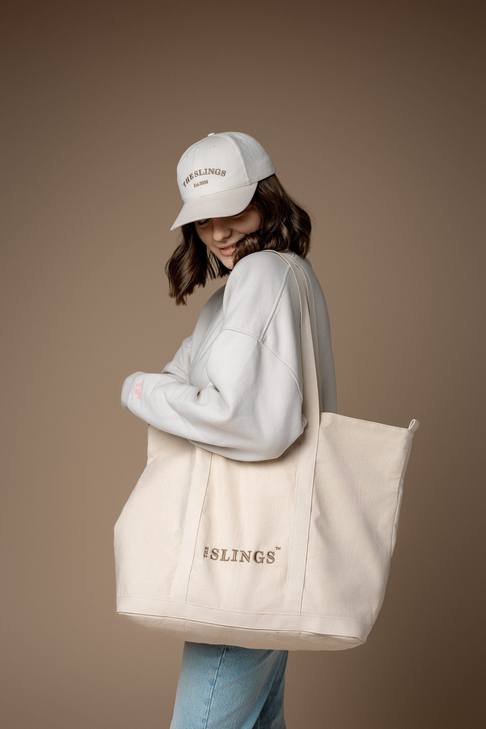 Czapka z daszkiem The Slings Beige