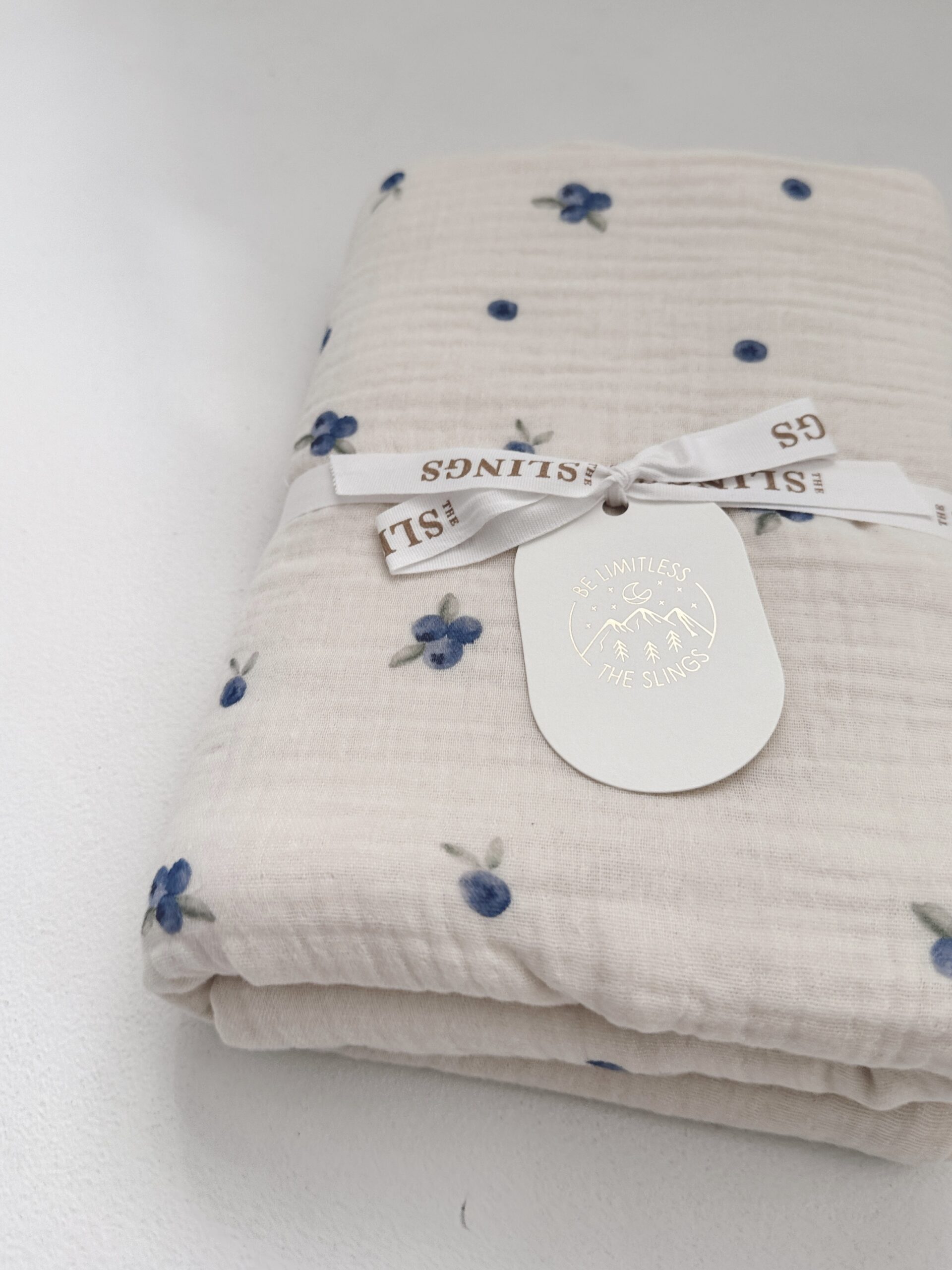 Muślinowy kocyk - Blueberry