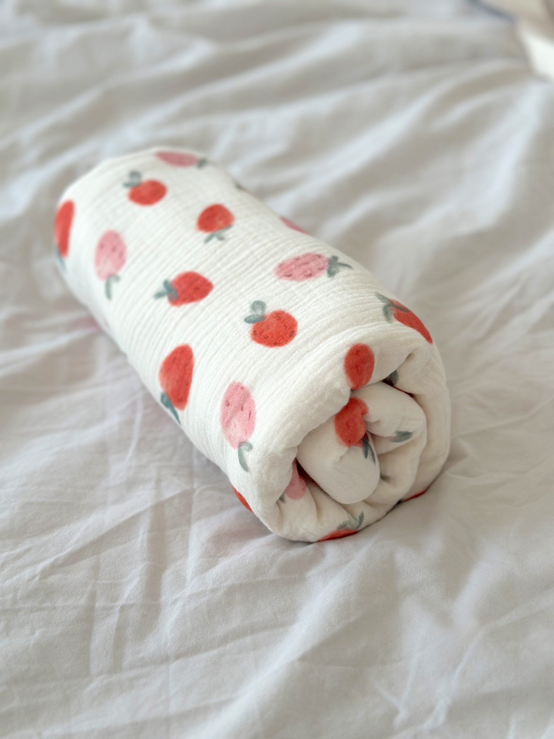 Muślinowy kocyk - Strawberry