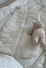 Muślinowy śpiworek - Ecru