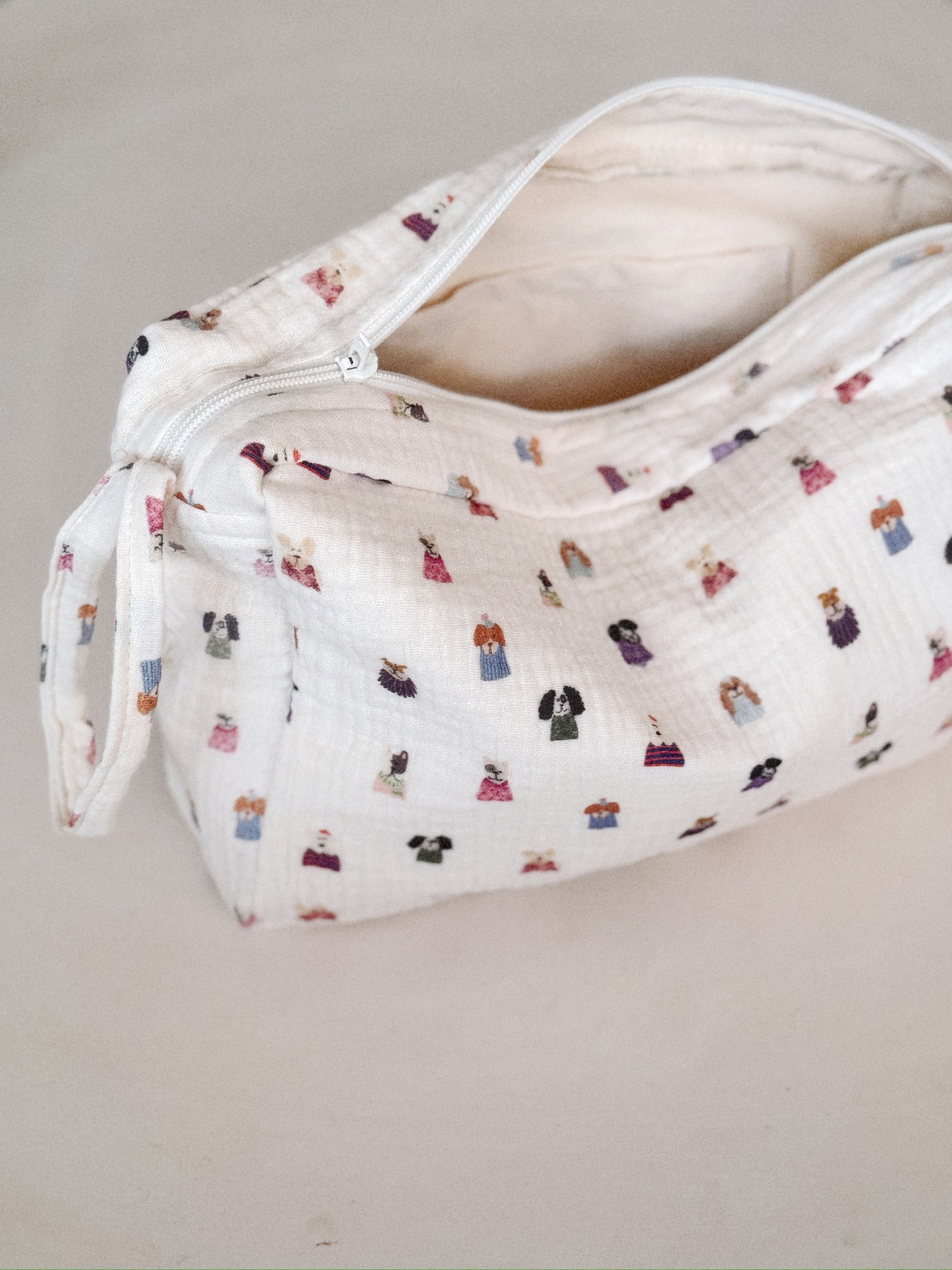 Duża Muślinowa Kosmetyczka Woof