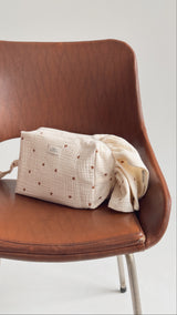 Duża Muślinowa Kosmetyczka Sweetheart