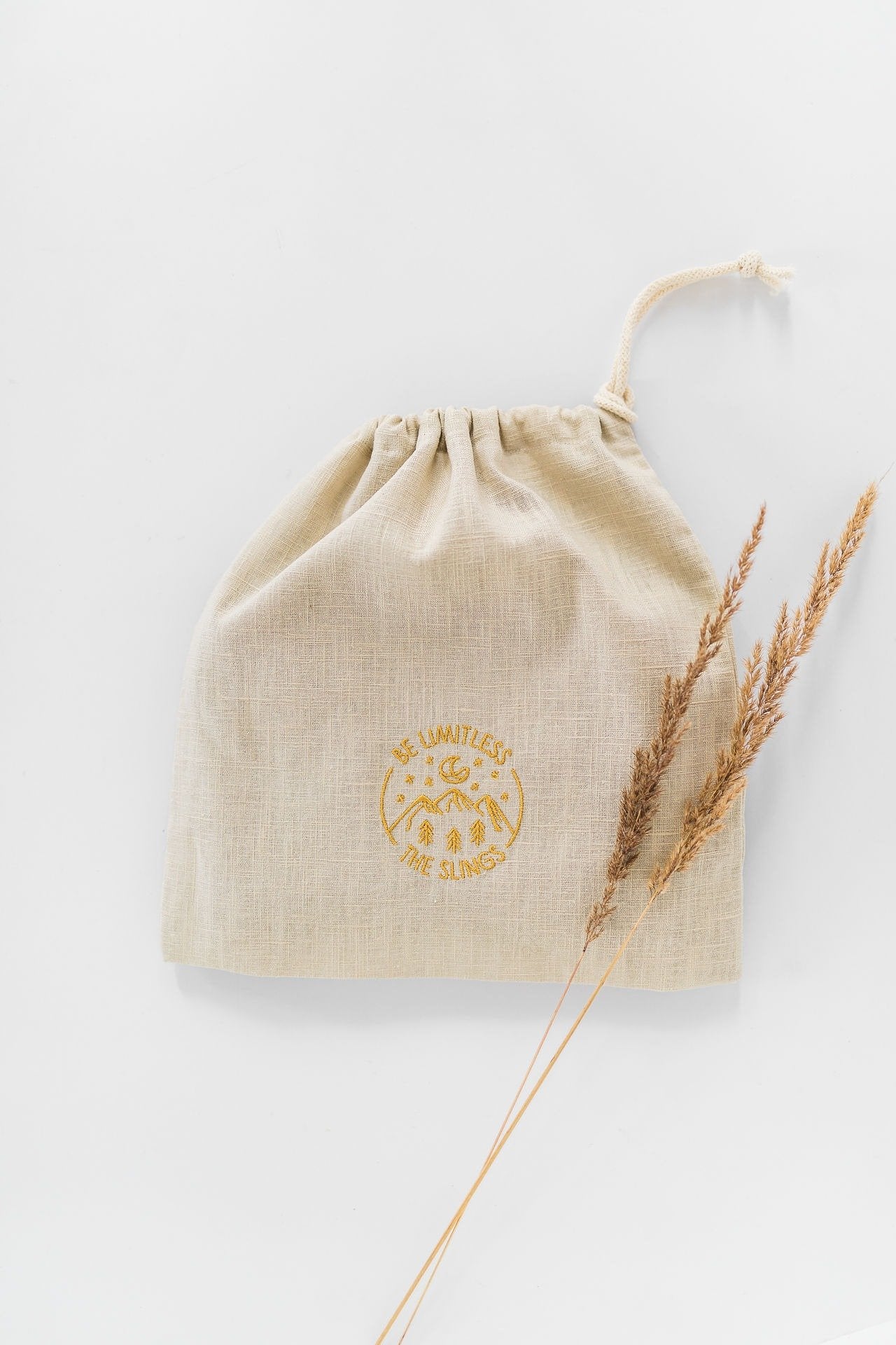 Lniany woreczek do przechowywania