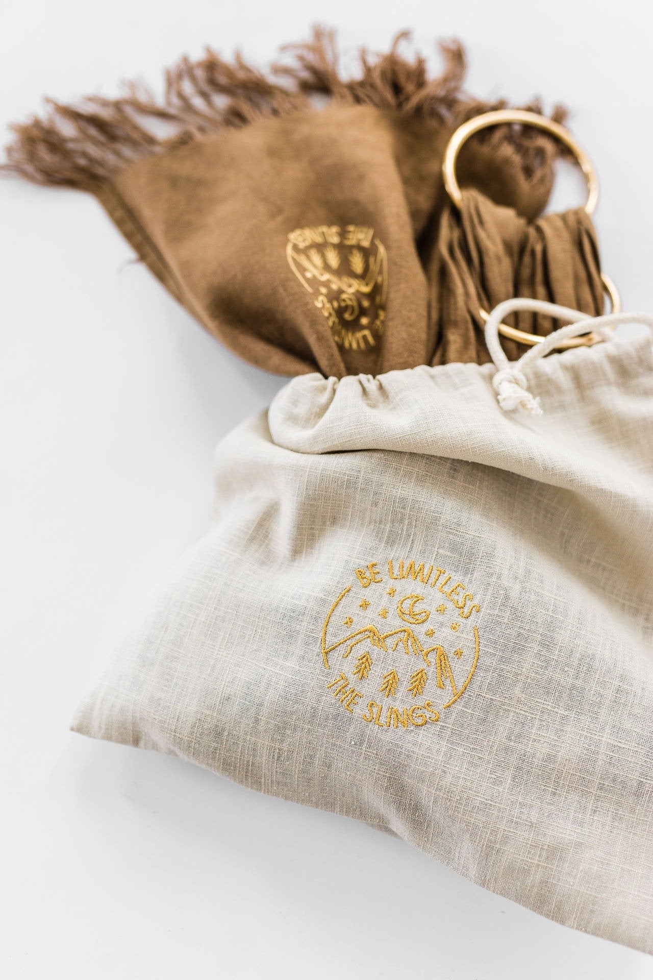 Lniany woreczek do przechowywania