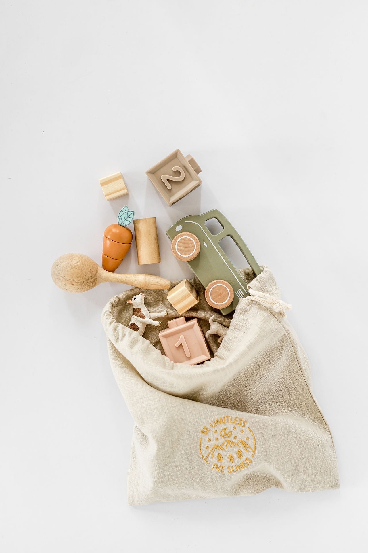 Lniany woreczek do przechowywania