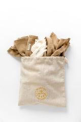 Lniany woreczek do przechowywania