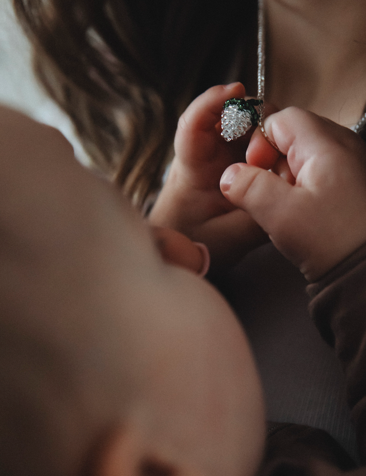 Naszyjnik Silver Berry - Muszle i Perły