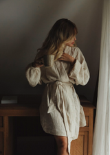 Kimono muślinowe Oatmeal