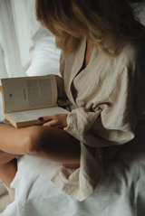 Kimono muślinowe Oatmeal