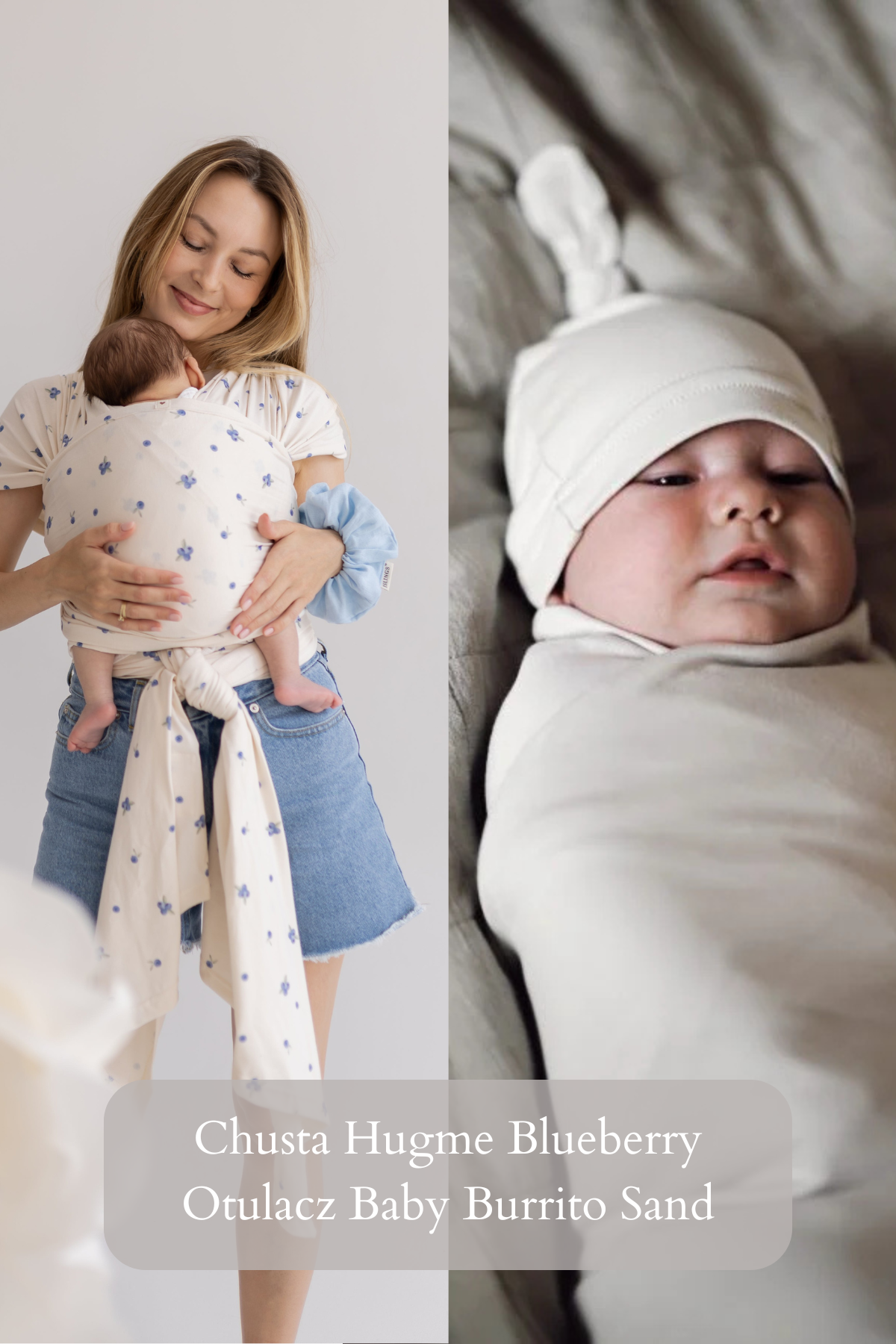 Zestaw Chusta HugMe + Otulacz