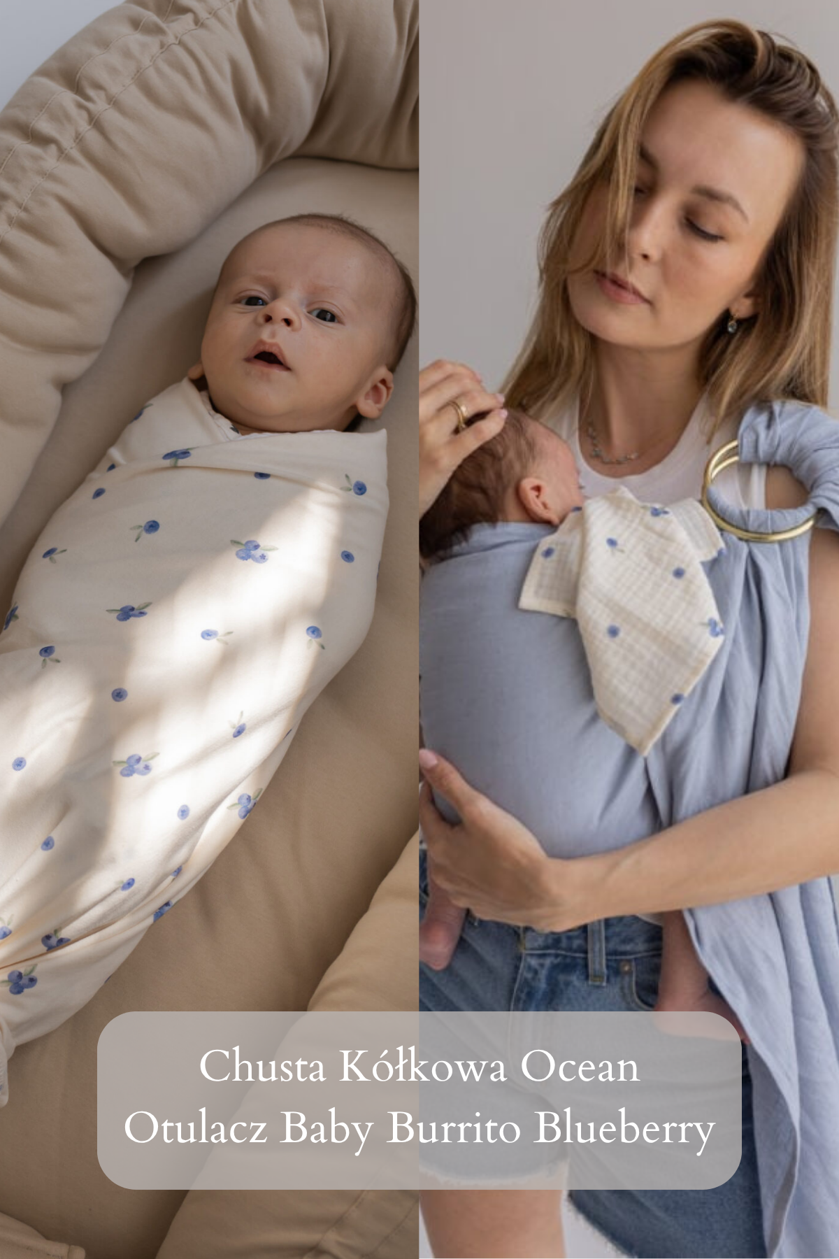 Zestaw Chusta kółkowa + Otulacz