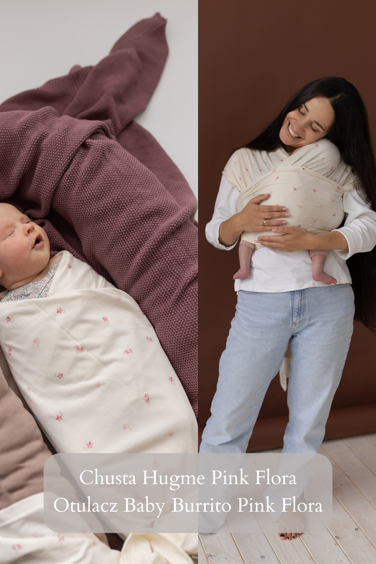 Zestaw Chusta HugMe + Otulacz