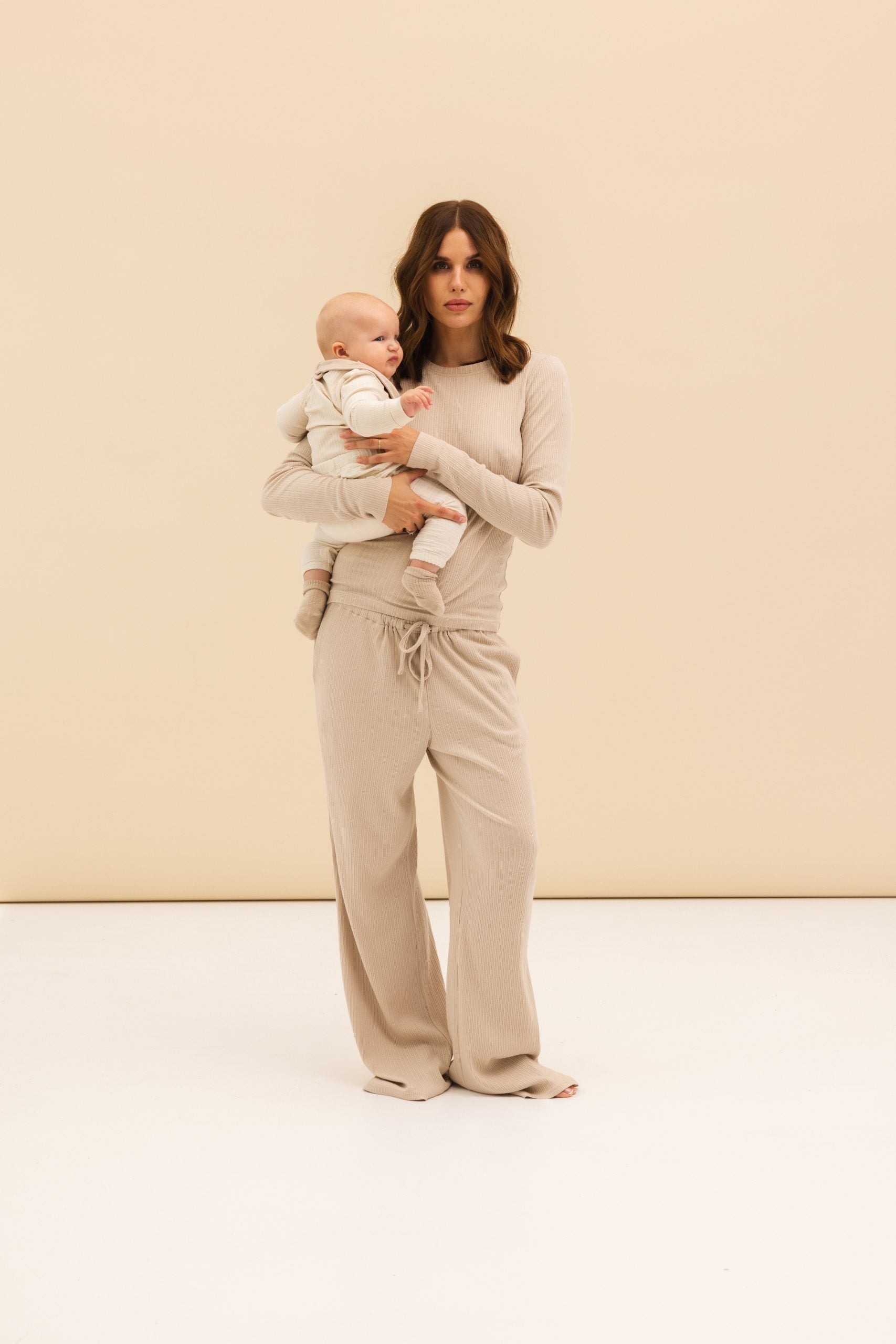 Zestaw Homewear Pointelle Almond