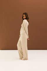 Zestaw Homewear Pointelle Almond