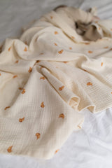 Muślinowy kocyk - Croissants