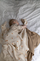 Muślinowy kocyk - Croissants