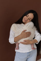 Chusta Elastyczna HugMe Pink Flora