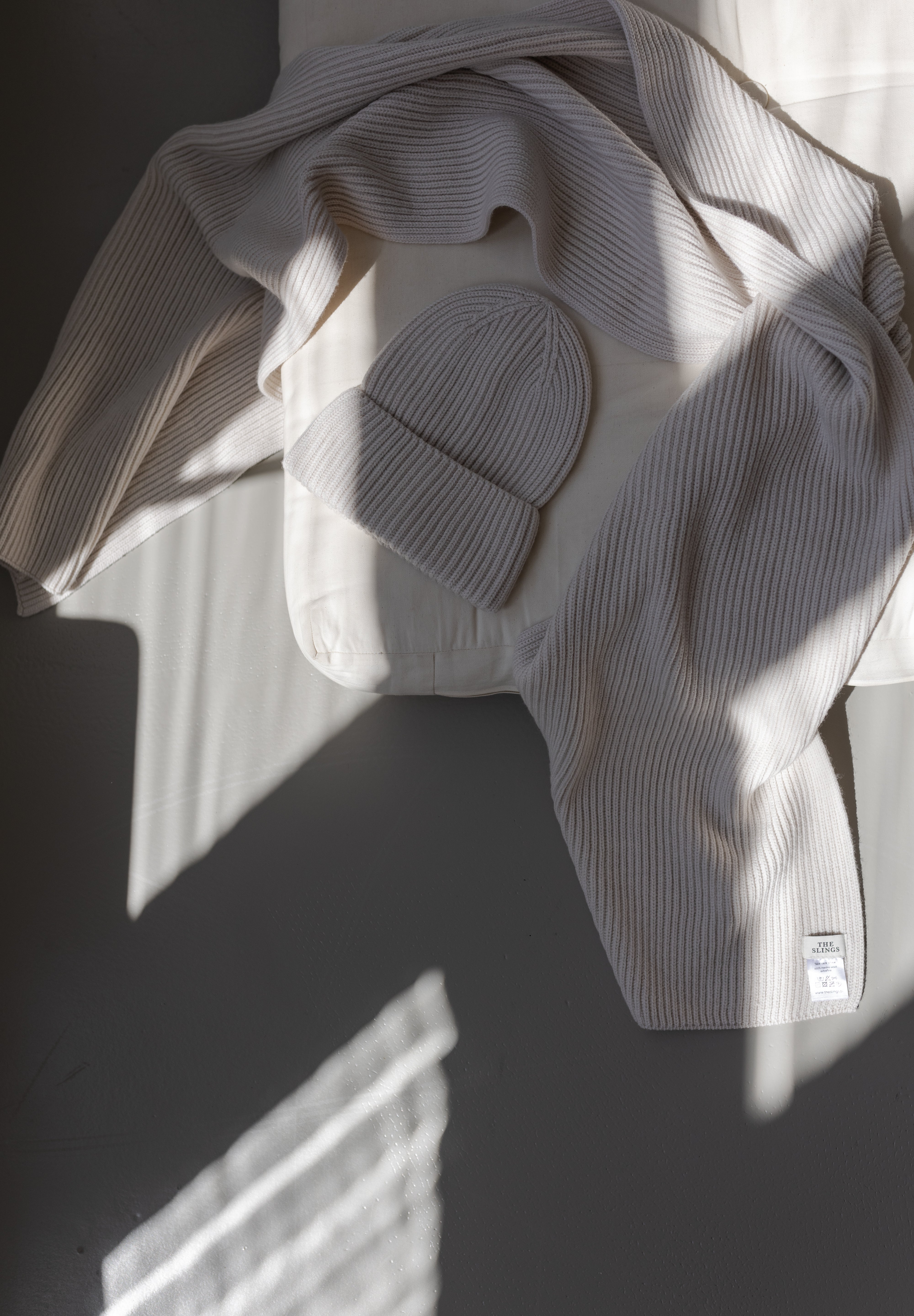 Tilia - czapka z wełny merino Cream