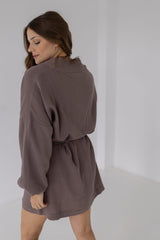 Kimono muślinowe Chocolate