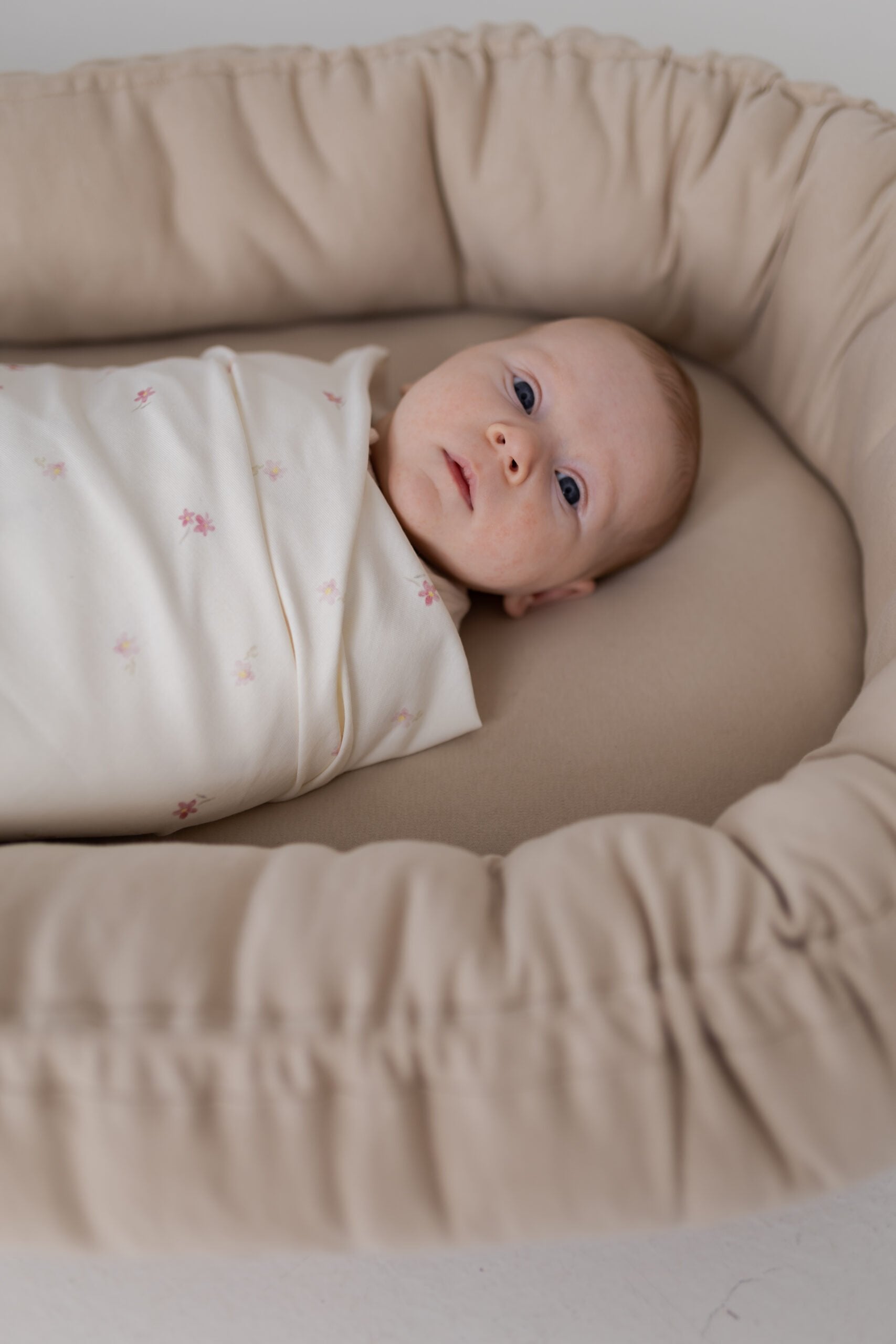 Otulacz Baby Burrito Pink Flora