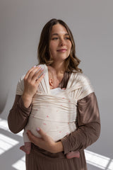 Chusta Elastyczna HugMe Pink Flora